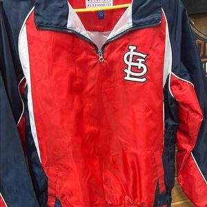 Genuine Merchandise Red and Blue Windbreaker with STL Logo